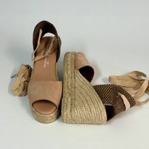 Formentera Taupe Talón Marrón