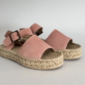 Sandalia Serraje Rosa